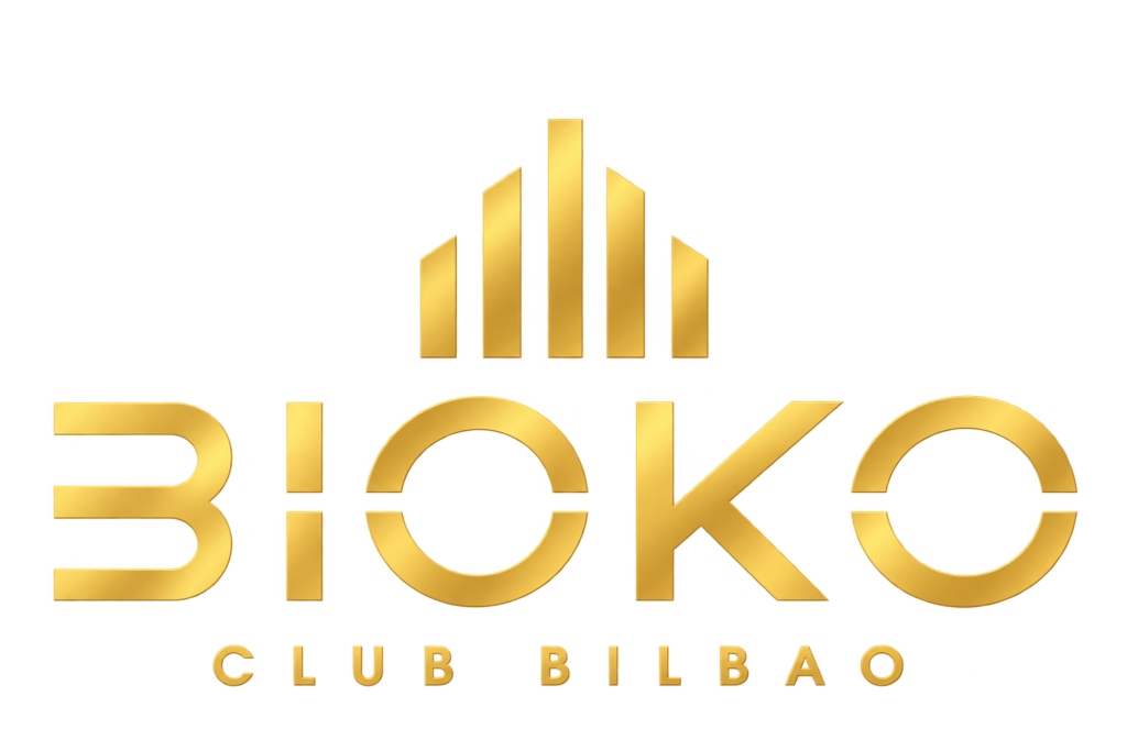 Logotipo dorado de Bioko Club Bilbao